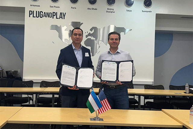 Uzbekistan Delegation Visits Plug and Play Headquarters in the USA