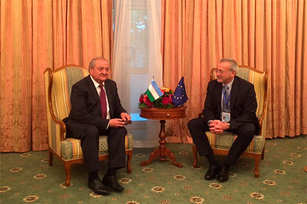 Abdulaziz Kamilov holds talks with the EU official
