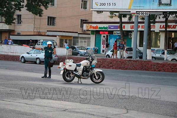 В Ташкенте образована мотогруппа ДПС