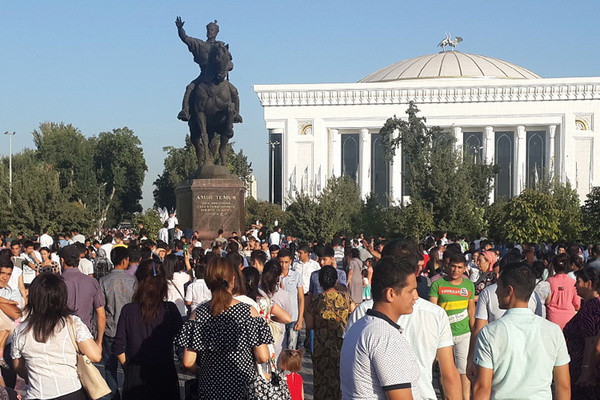 The average life expectancy of the population of Uzbekistan was 74.7 years in 2023