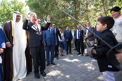 IOC and OCA Presidents visit Uzbekistan