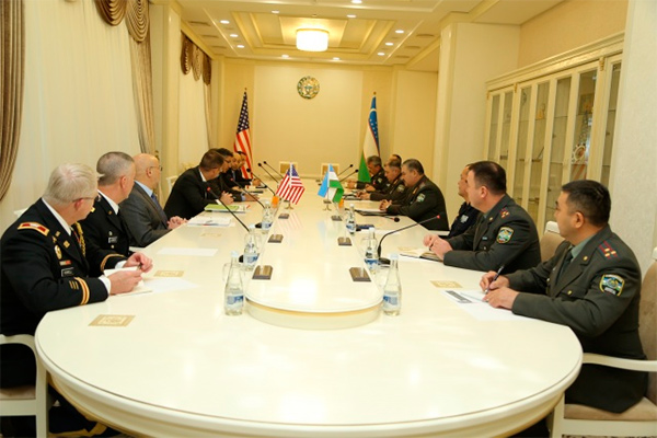 Abdusalom Azizov receives US military delegation