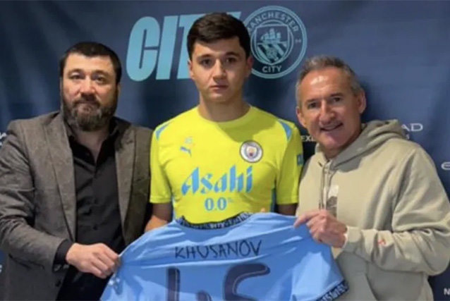 Abduqodir Husanov «Manchester Siti»da 45-raqam ostida o‘ynaydi