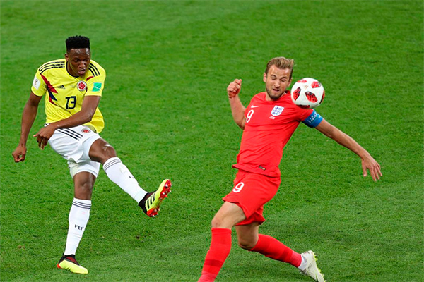 England defeat Colombia on penalties to make WC quarter-finals
