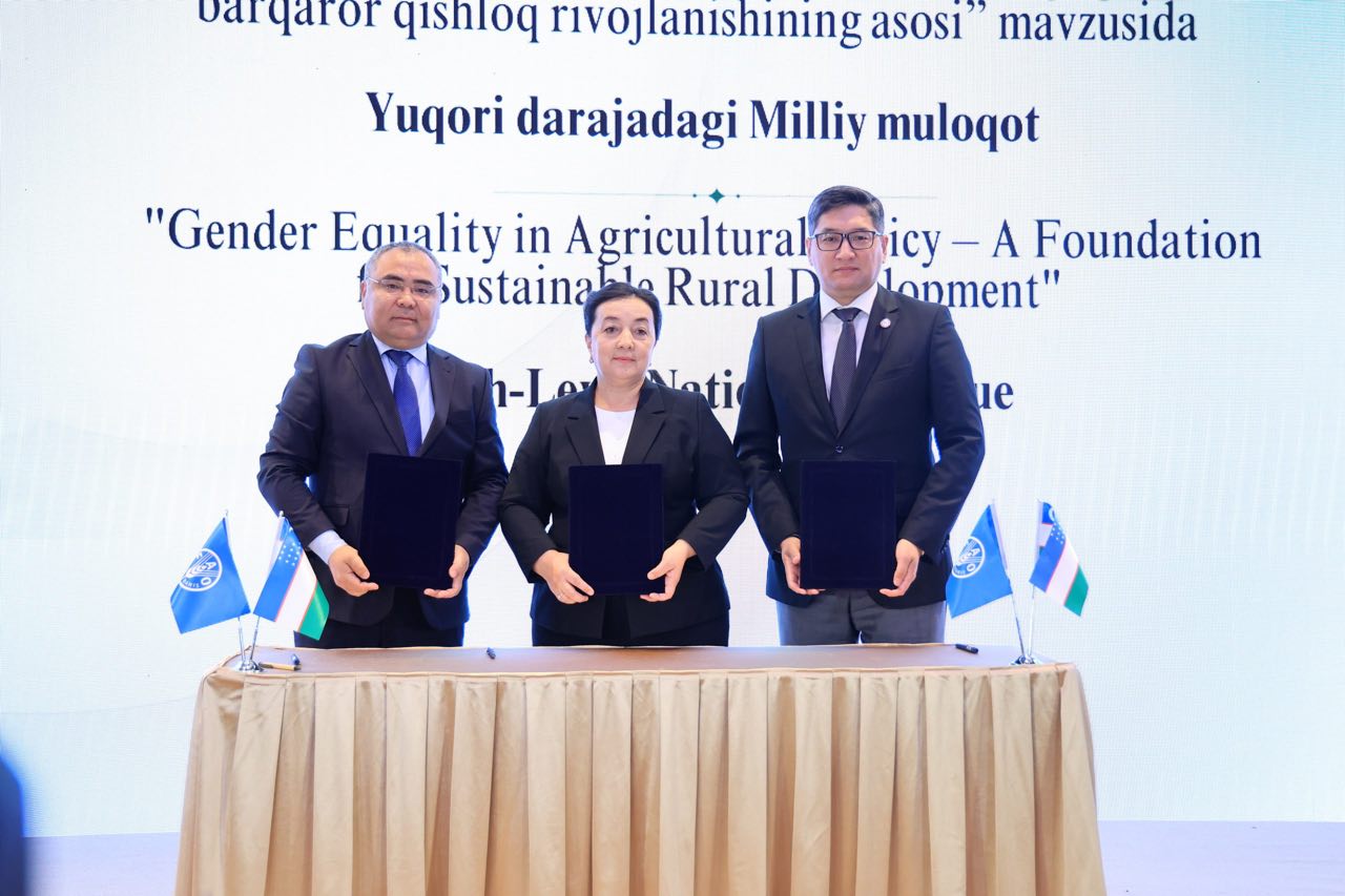 O‘zbekistonda qishloq xo'jaligida gender tengligi bo'yicha tarixiy milliy muloqot