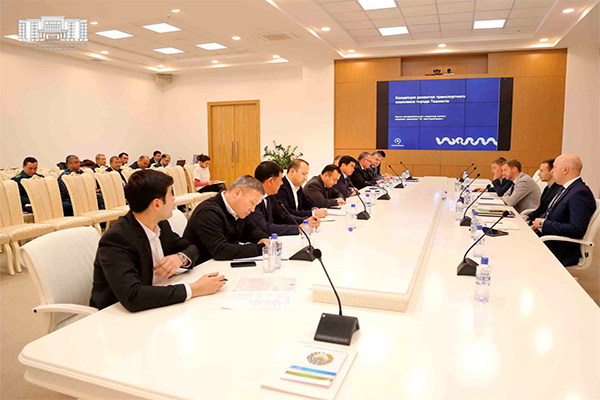 Concept of development of transport complex of Tashkent city discussed