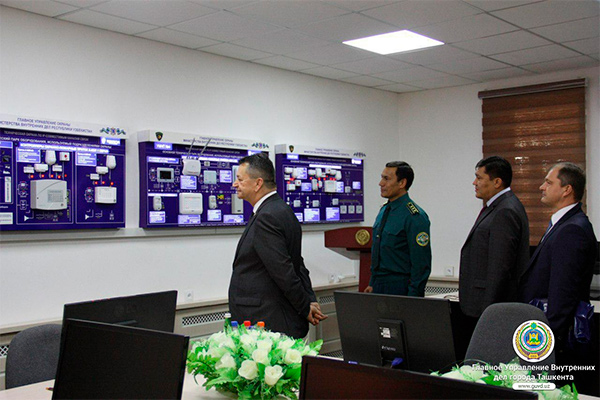 Interpol Vice President visits Security Department of Main Internal Affairs Directorate of Tashkent
