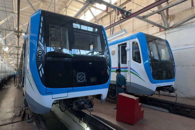 Toshkent metrosiga yangi poyezdlar olib kelindi