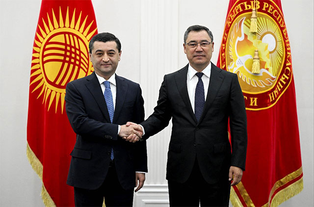 President of Kyrgyzstan Meets with Uzbekistan’s Foreign Minister