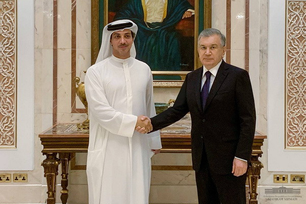 President of Uzbekistan meets with the President of the United Arab Emirates