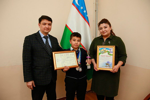 Student of Specialized school named after Muhammad al-Khorazmiy wins in mental arithmetic Olympiad