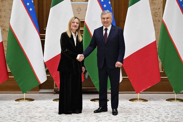Президент Узбекистана провел встречу с Премьер-министром Италии