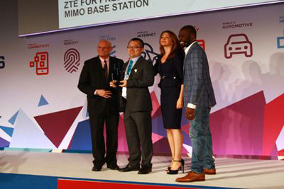 ZTE wins Global Mobile Award for Pre5G Massive MIMO at MWC 2016