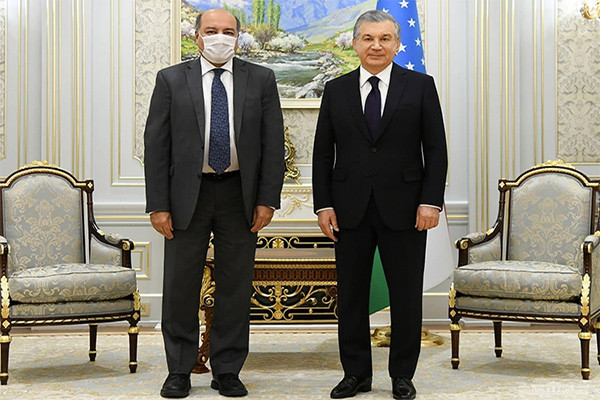 President Shavkat Mirziyoyev receives his Advisor on Economic Development
