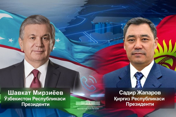Presidents of Uzbekistan and Kyrgyzstan hold a phone call