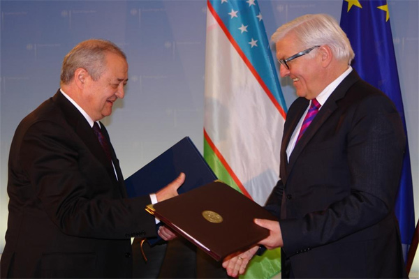 Uzbek and German FMs hold negotiations
