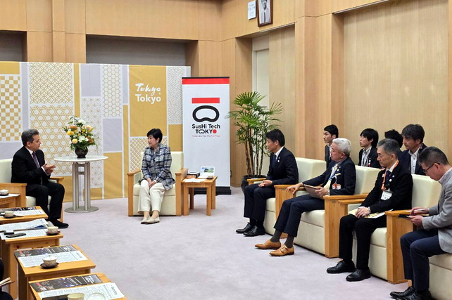 Cooperation in technology discussed with governor of Tokyo