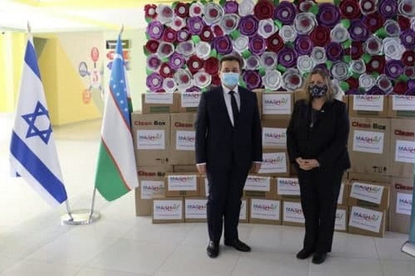 Israeli Embassy donates sanitation and hygiene equipment to schools in the capital