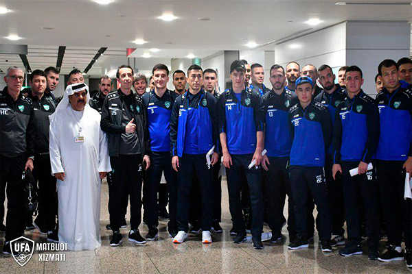 Uzbekistan national team arrives in the UAE to participate in the AFC Asian Cup