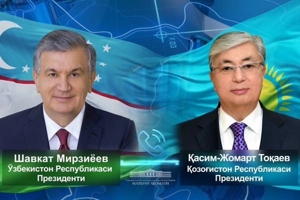Leaders of Uzbekistan and Kazakhstan discuss topical issues on the bilateral and regional agenda
