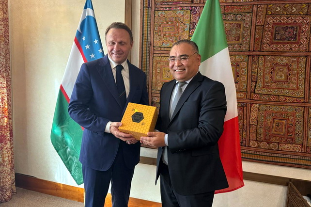 Ministers of Agriculture of Uzbekistan and Italy Hold Meeting at FAO Headquarters