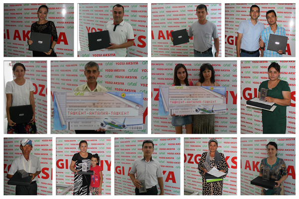 Winners of Artel summer campaign announced