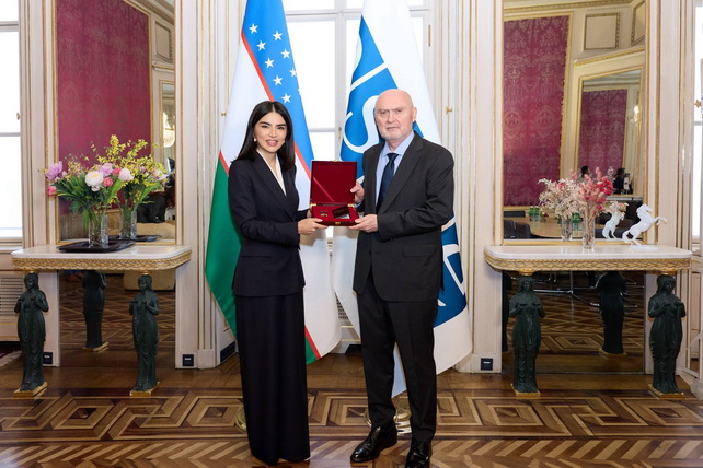 Saida Mirziyoyeva meets OSCE Secretary General