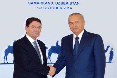 Uzbek President receives UNWTO chief