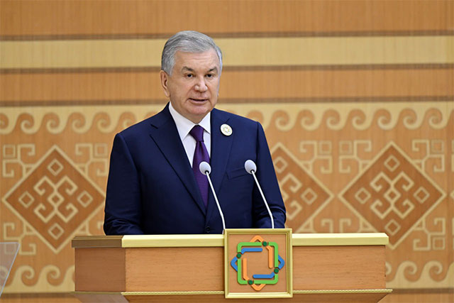 Ўзбекистон Президенти денгизга чиқиш йўлига эга бўлмаган мамлакатларнинг умумий таҳдид ва муаммоларини бартараф этиш бўйича қатор муҳим ташаббусларни илгари сурди