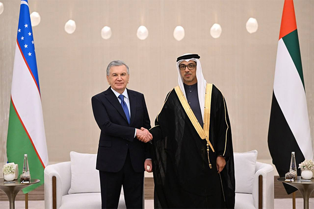O‘zbekiston Prezidenti Abu-Dabiga keldi