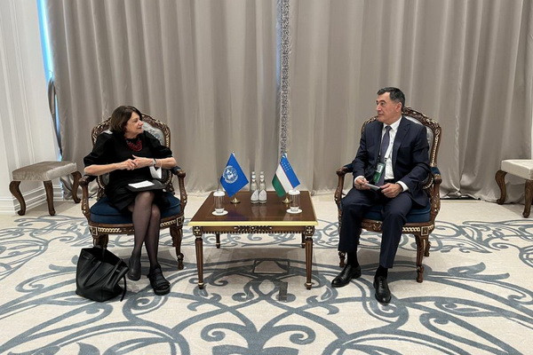 Uzbek FM holds a meeting with the UN Under-Secretary-General for Political and Peacebuilding Affairs