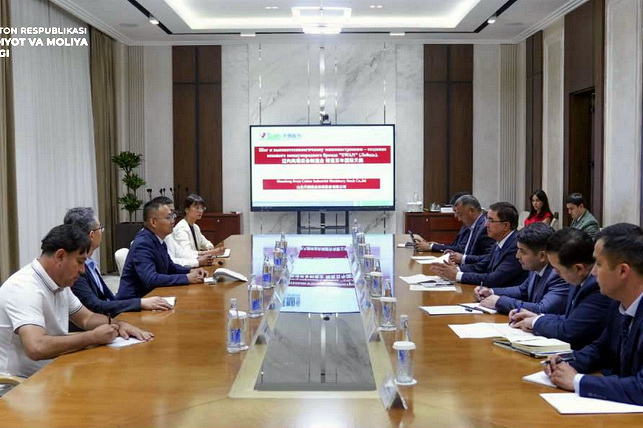 O‘zbekiston va Shandong Swan Cotton Machinery qishloq xo‘jaligini mexanizatsiyalash loyihalarini muhokama qilmoqda