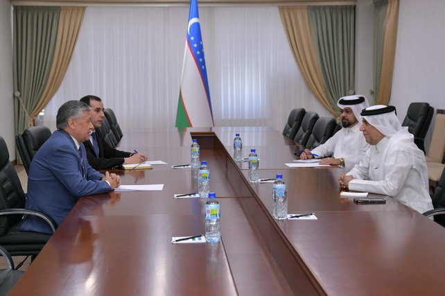 O‘zbekiston tashqi ishlar vazirining birinchi o‘rinbosari Qatar elchisi bilan uchrashdi