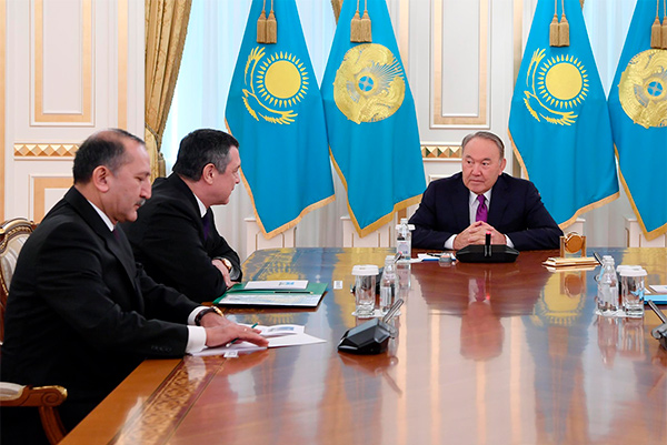 Speaker of Legislative Chamber holds meeting with Kazakh President