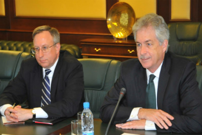 Uzbek FM holds talks with William Burns