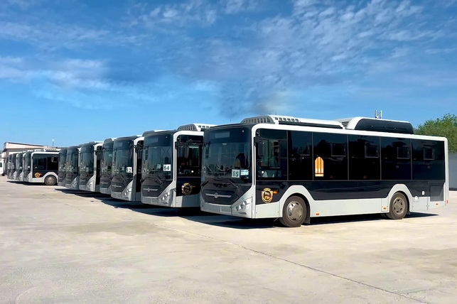Urganch shahriga 30 dona zamonaviy avtobuslar olib kelindi