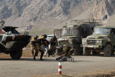 Uzbek special forces hold anti-terrorism drills in Surkhandarya region