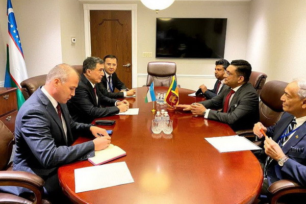 Vladimir Norov meets with the Minister of Foreign Affairs of Sri Lanka