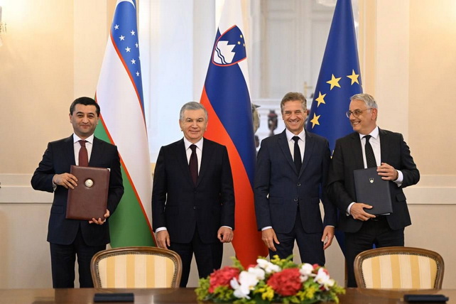 O‘zbekiston va Sloveniya o‘rtasida salmoqli hujjatlar to‘plami imzolandi