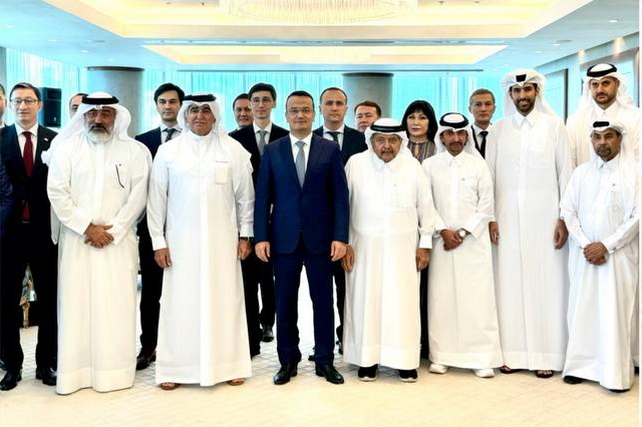 Laziz Kudratov Holds Meetings with Leaders of Major Qatari Companies
