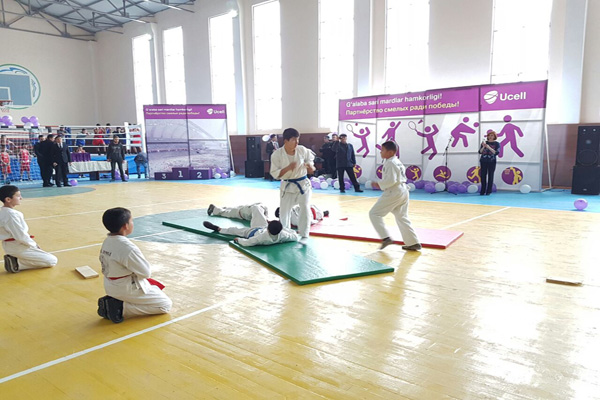 Ucell opens sport complex in Andijan region