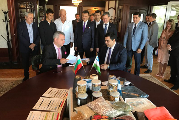 The Uzbek-Bulgarian trading house opened in Sofia