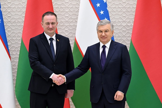Президент Узбекистана принял Премьер-министра Беларуси