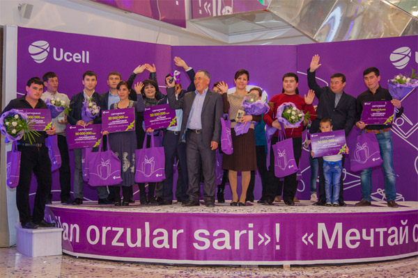 Ucell hands over prizes to winners of “Dream with Ucell!” campaign