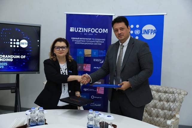 UNFPA va “UZINFOCOM” sog‘liqni saqlash va ijtimoiy himoya sohalarida raqamli transformatsiya uchun kuchlarni birlashtirdi