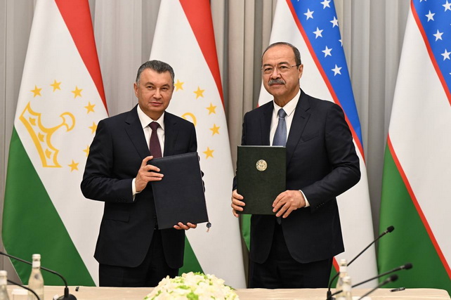 O‘zbekiston va Tojikiston 2030-yilgacha tovar ayirboshlash hajmini 2 milliard dollarga yetkazishni maqsad qilgan