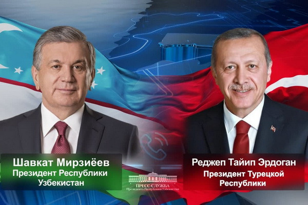 Leaders of Uzbekistan and Turkey hold a telephone conversation