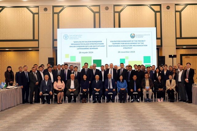 International seminar on sustainable agricultural mechanization held in Tashkent