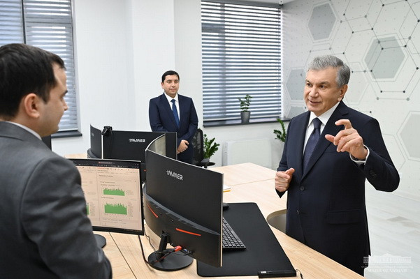 President visits the Data Processing Center of the State Tax Committee