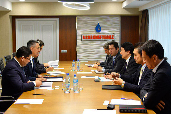 Uzbekneftegaz and Mitsubishi Corporation discuss development of cooperation